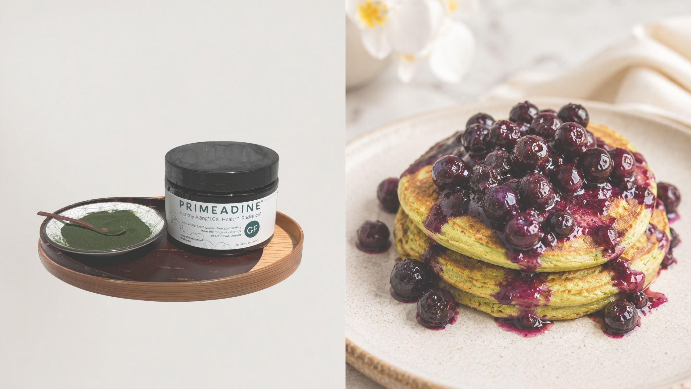 Spermidine Matcha Pancakes | Oxford Healthspan