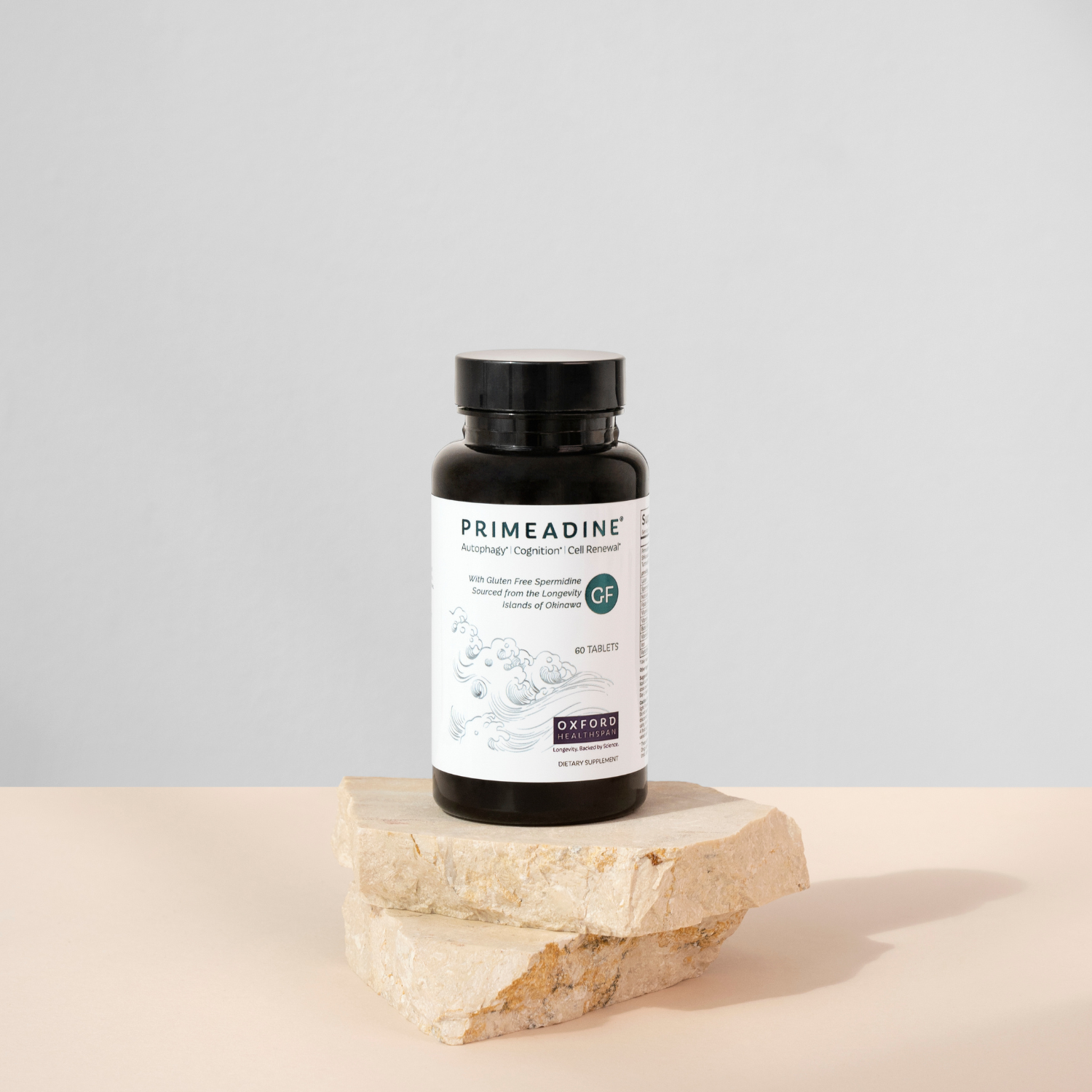 Primeadine® GF Gluten-Free Whole-Food Spermidine Supplement - 1 Bottle / 30 Day Supply