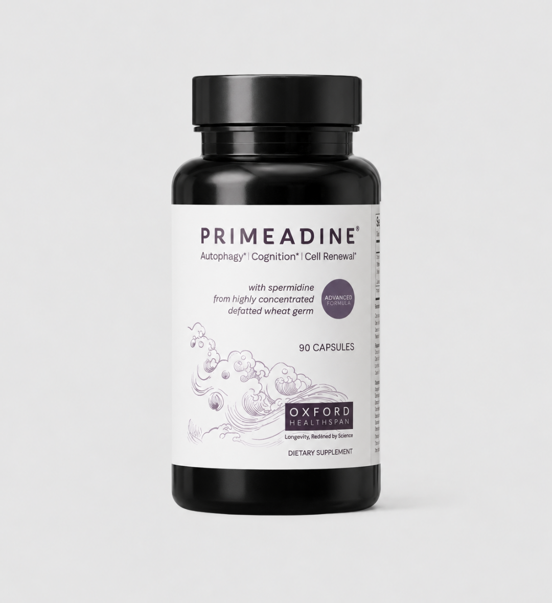 Primeadine® Original Whole-Food Spermidine Supplement - 1 Bottle / 30 Day Supply