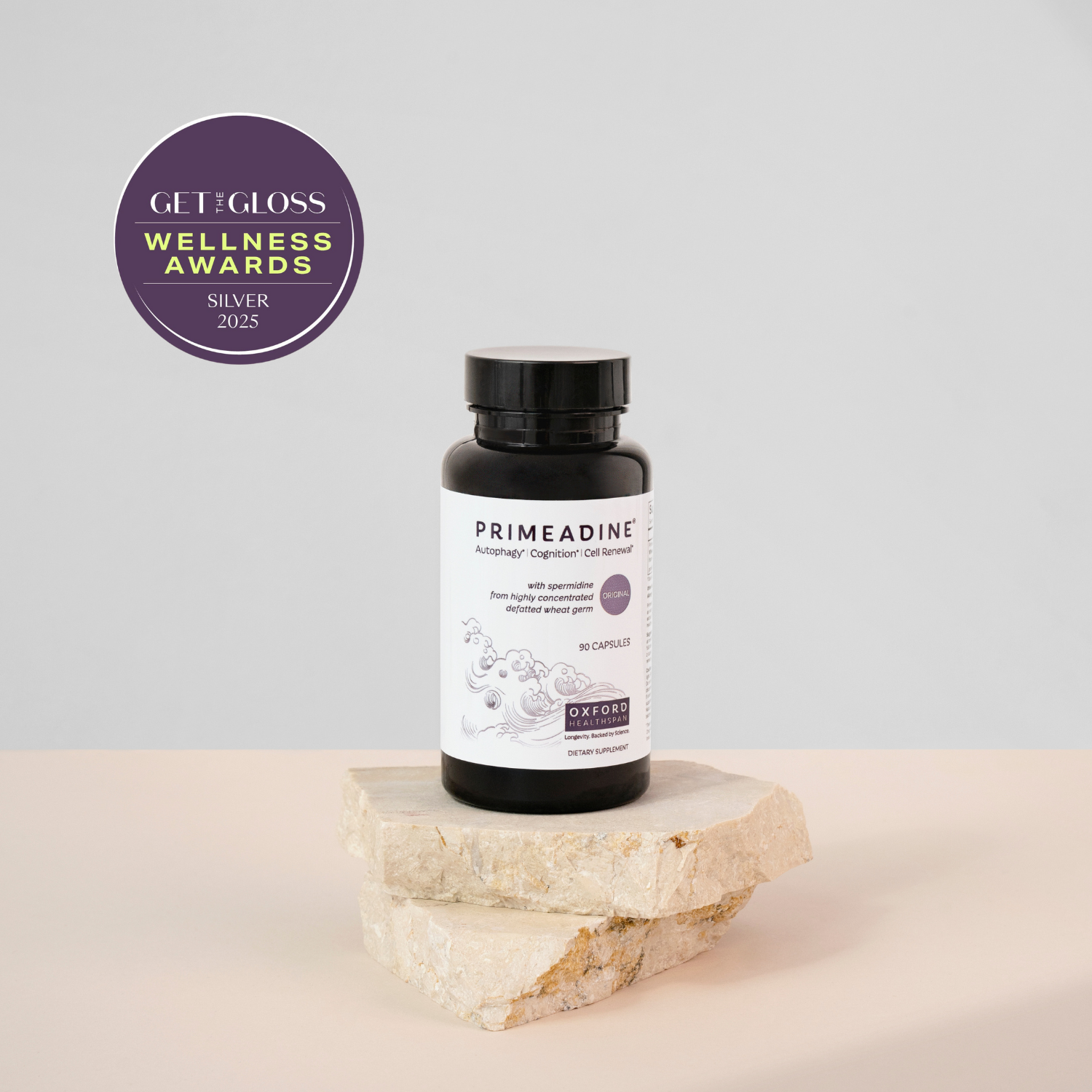 Primeadine® Original Whole-Food Spermidine Supplement - 1 Bottle / 30 Day Supply