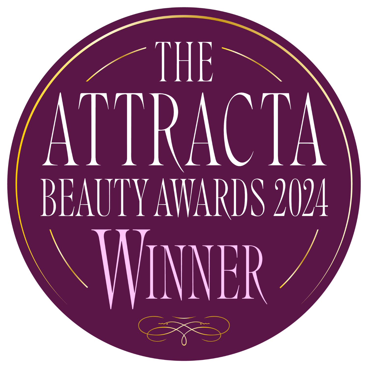 Logo for Attracta Beauty Awards Winner 2024