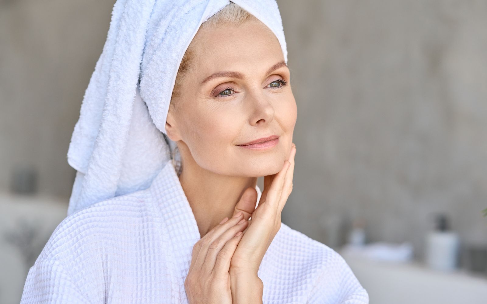 Mature woman with good skin | Oxford Healthspan