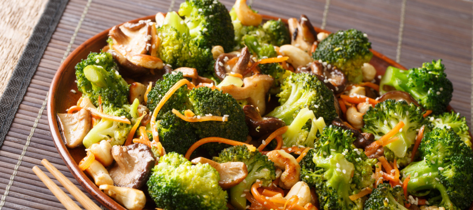 Broccoli & Shiitake Mushroom Sauté Recipe for Longevity | Oxford Healthspan