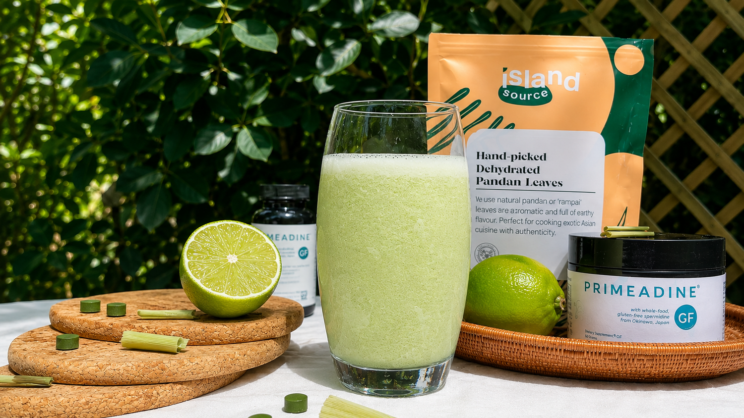 The green ritual: Priemadine GF, Pandan, Coconut and Lime Smoothie | Oxford Healthspan