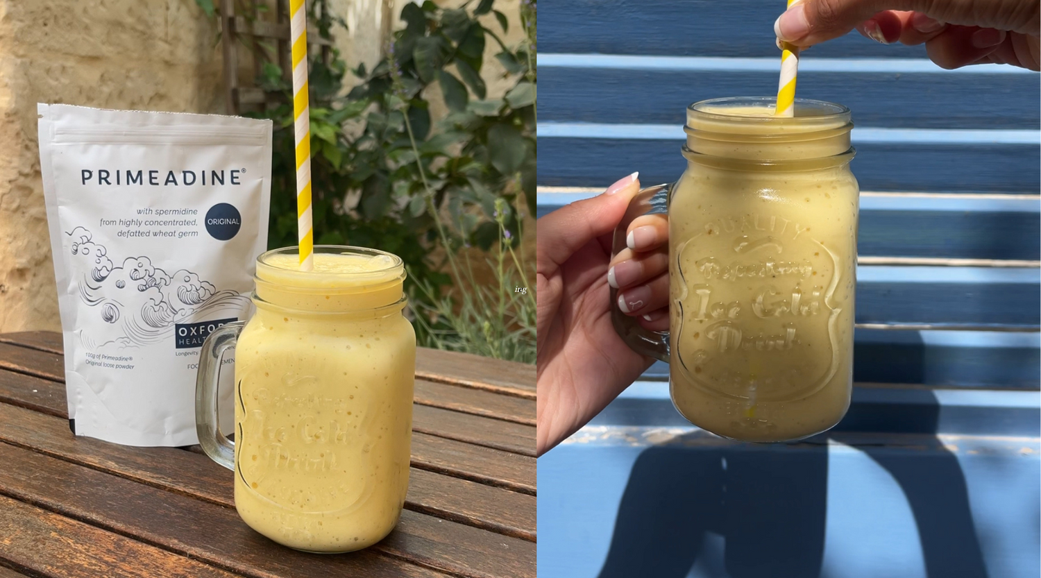 Primeadine Coconut Mango Smoothie