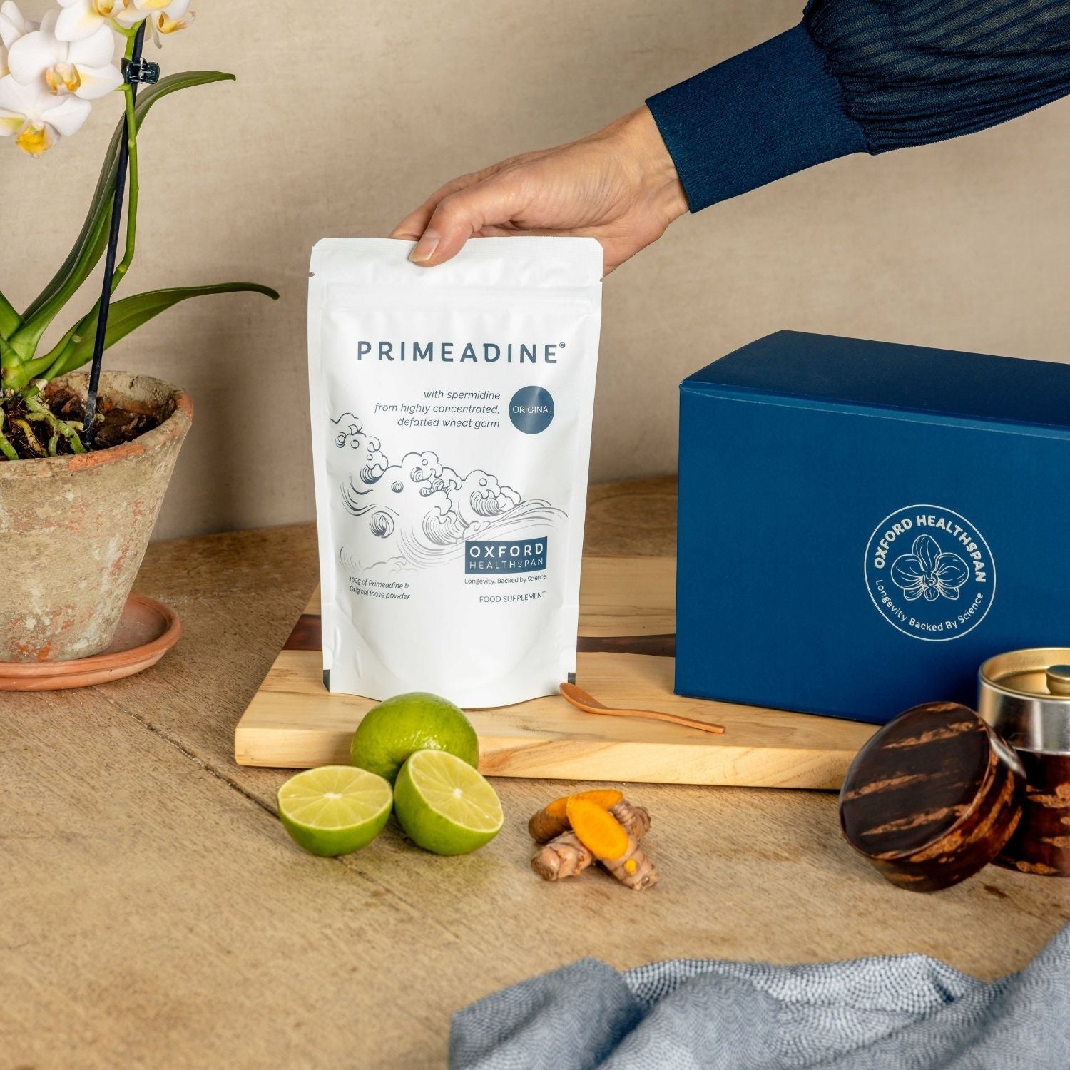 Primeadine® Original Spermidine Powder Luxury Starter Kit With Food