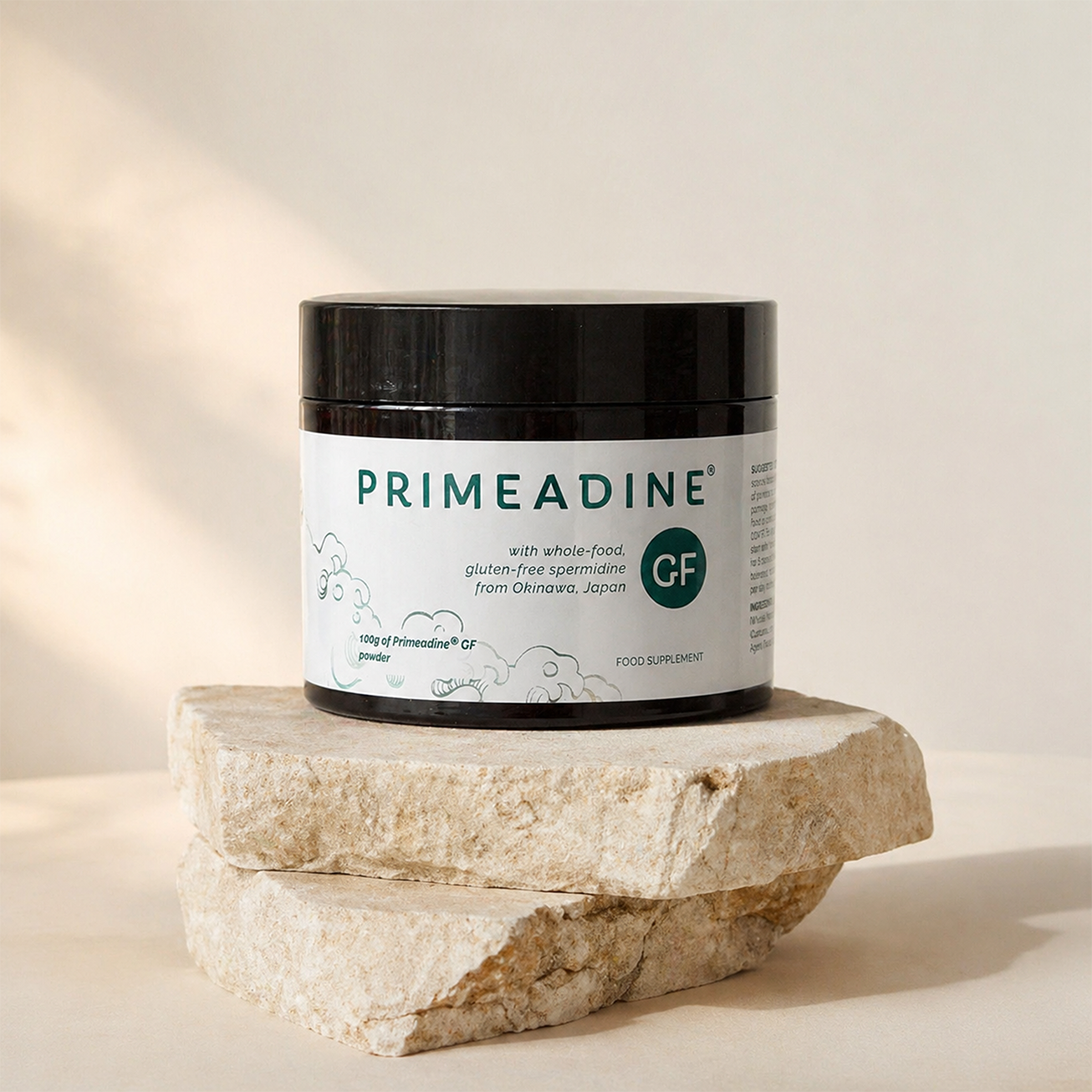 Primeadine® GF Gluten-Free Whole-Food Spermidine Powder - 90 Day Supply