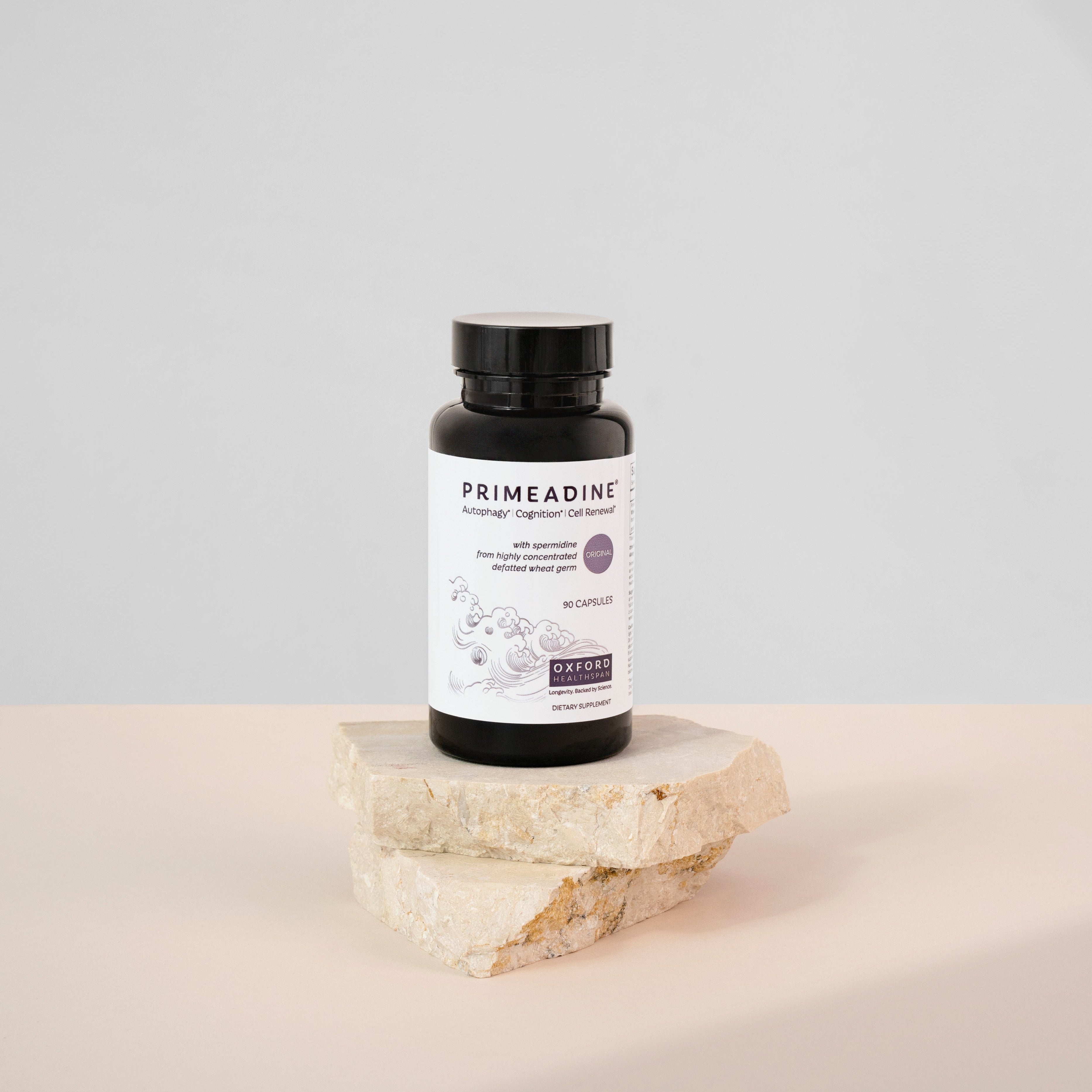 Primeadine® Original Whole-Food Spermidine Supplement - 3 Bottles / 90 Day Supply